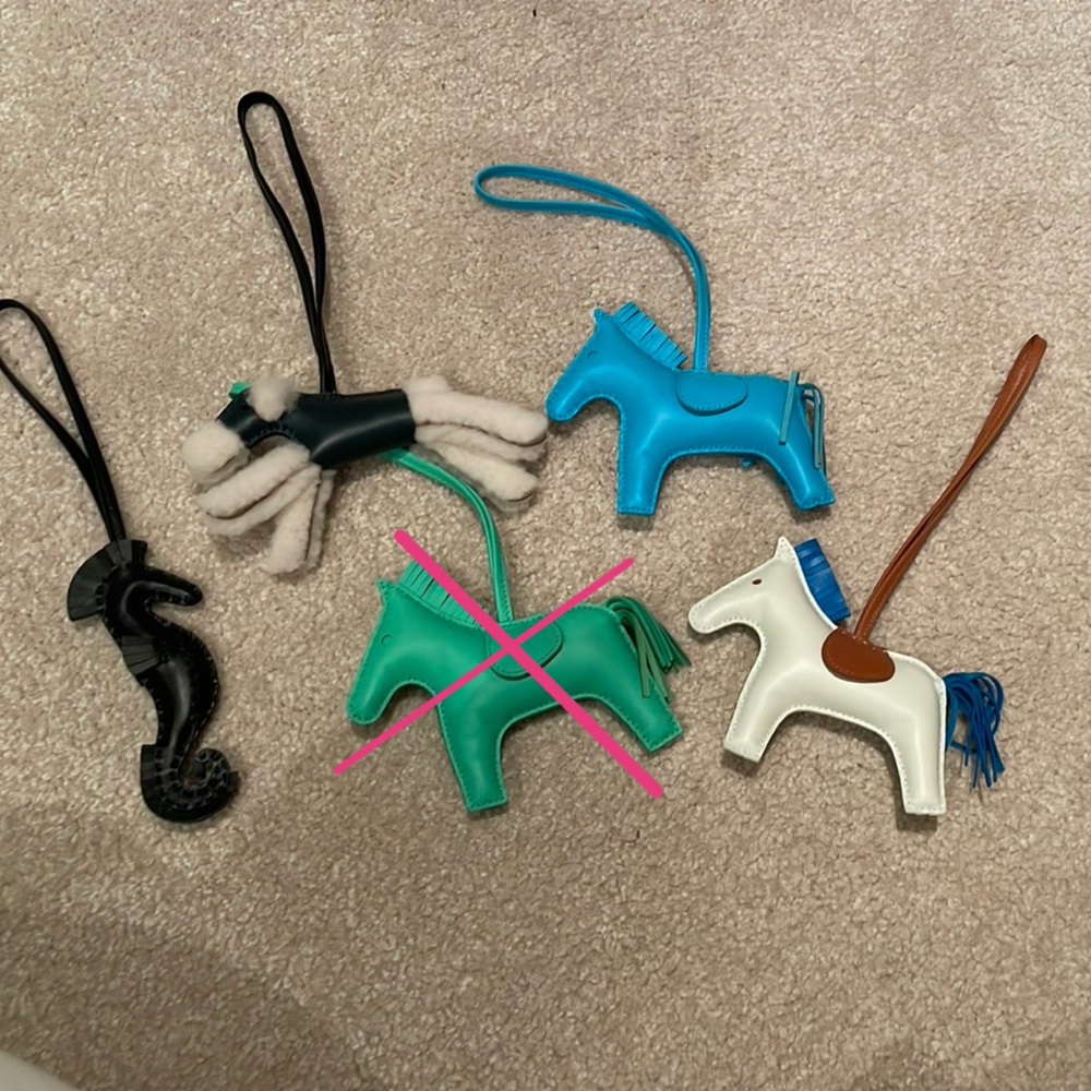 Hermes Multi-Color Set Bag Charms - Picture 1 of 1